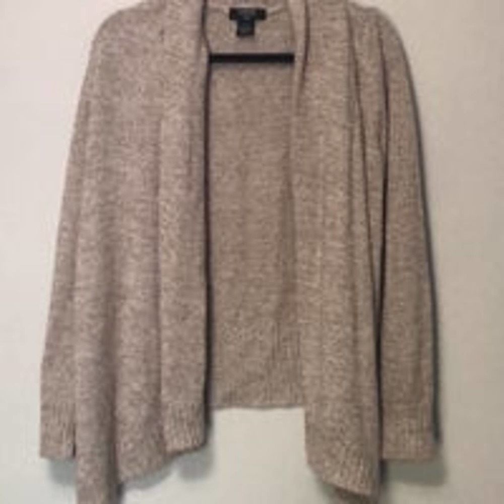Drape Front Sweater. Verve Ami. Tan‎ knit. Size L. EUC